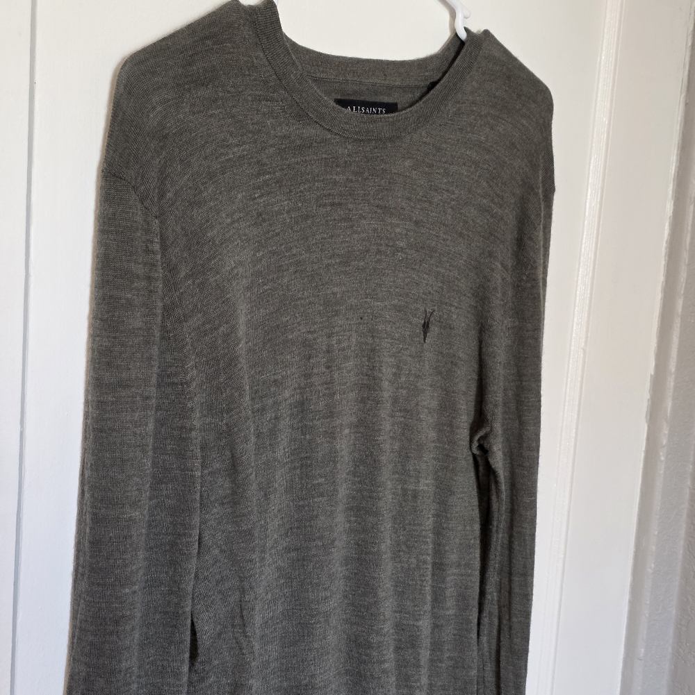AllSaints Mode Merino Crewneck Sweater